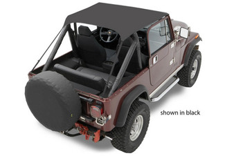 BES52508-04 76-86 Jeep CJ7 Tan Traditional Bikini