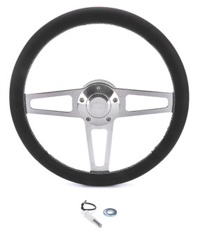 GRT1911-2 Billet Classic Series Black Wheel Chevy Logo