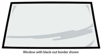 FIV600-6101 88 Monte Rear Window Flat .093 Uncoated