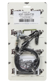 LOKXDP-1000HT36 36in Duo Pack Throttle Cable Black