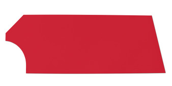 FIV34001-21051-RR Door High Impact Plastic Red Right