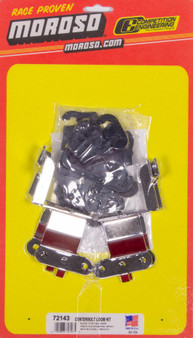 MOR72143 Black Wire Loom Kit For SBC Center Bolt V/C