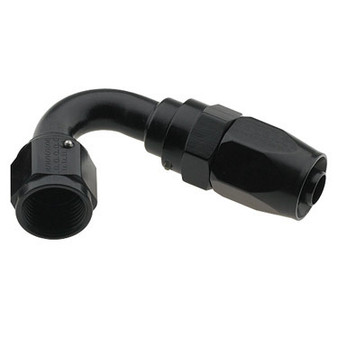 FRG231207-BL Hose Fitting #8 120 Deg. to #6 Hose Black