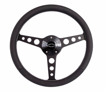GRT1926 Classic Series Blk Wheel Chevrolet Logo/Install k