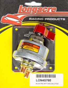 LON52-45760 Battery Disconnect Panel Black 2 Post