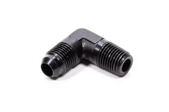 FRG482206-BL 90 Deg Adapter Fitting #6 x 1/4 MPT Black