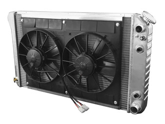 DEW32-6139005A Radiator w/Fans Camaro 70-81 LS Auto Trans Raw