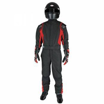 K1R20-PRY-NR-6XS Suit Precision II 6X- Small Black/Red