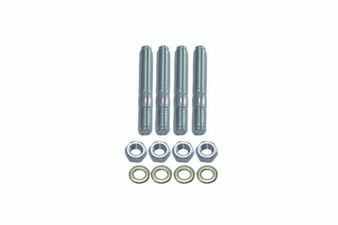 SPC9128 Carb Stud Kit 2in Long 4 pc Set White Zinc Steel