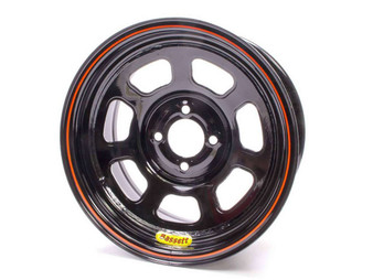 BAS47SH3 Wheel 14x7 D-Hole 4x100mm 3in Black