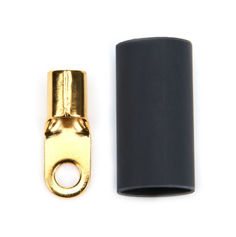 QRP57-465 Ring Terminal #8 8 Ga w/Heat Shrink Pair