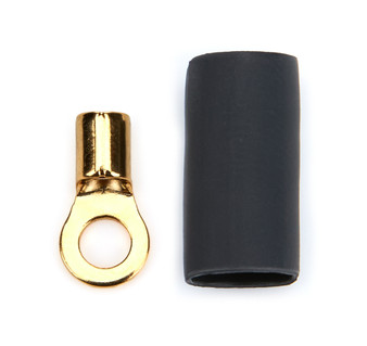 QRP57-466 Ring Terminal #6 14-16 Ga w/Heat Shrink Pair