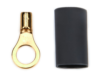 QRP57-477 Ring Terminal #10 22-16 GA. Pair w/Heat Shrink