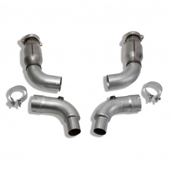 BBK1816 High Flow Mid Pipe w/ Cats 15-16 Mustang GT