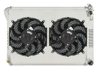 CCRCHN549SK 68-79 Nova Radiator LS LS Swap Dual 12in Fan