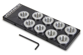 JRPSP-8101-V8-A Spark Plug Indexer 9 Hole w/ Rotatable Insert