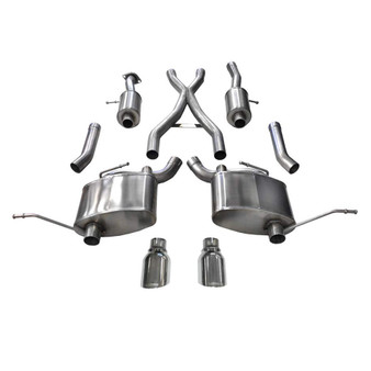 COR14991 Exhaust Cat-Back - 2.5in Cat-Back  Dual Rear