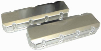 MOR68479 BBC Fab Valve Cover Set 3in Tall Non-Logo