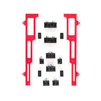 RMW1102R Spark Plug Wire Loom BBC Red