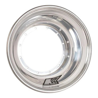 KAW103BC Wheel Half 12-Blt 10in x 3in Polished Brake Bell