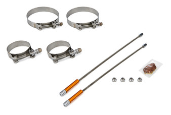 DRR2010-2250-4000 10in Lite Tether Set 2.250 Pri/4.000 Clamp