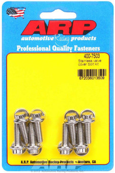ARP400-7503 S/S Valve Cover Bolt Kit 1/4in- 20 12pt. (8)