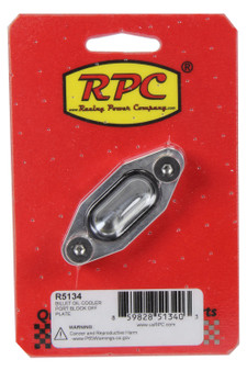 RPCR5134 Oil Cooler Port Block Off Plate Billet