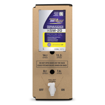 ROY60520 Multi-Grade Motor Oil 5w20 SAE 6 Gallon Box