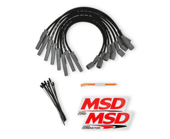 MSD31633 8.5mm Plug Wire Set Ford Raptor 10-15 6.2L Black