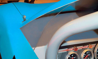 FIV000-6202 Door Vent Windows 1pr defector