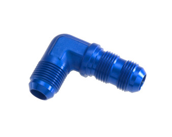 RHP833-12-1 12AN Bulkhead Adapter 90 Male Male Blue