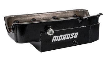 MOR21325 SBC 8qt CT Oil Pan - LH Dipstick