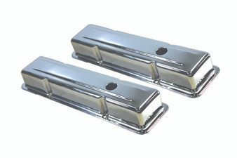 SPC8196 58-86 SBC Steel Short V/C Chrome