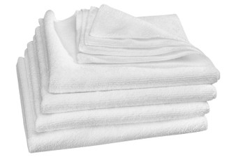 WEA8AWCC1 TechCare White Microfibe r Cleaning Cloths 4 Pack