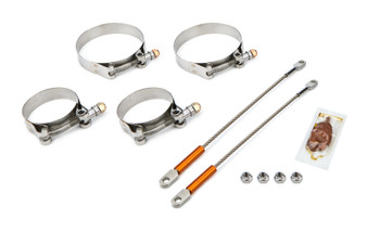 DRR0010-2250-3500 10in Premium Tether Set 2.250 Pri/3.500 Clamp