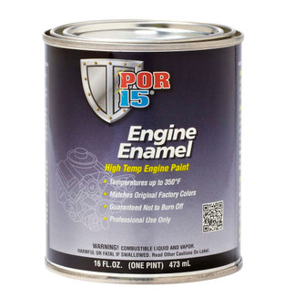POR42038 Engine Enamel Black - Pi nt