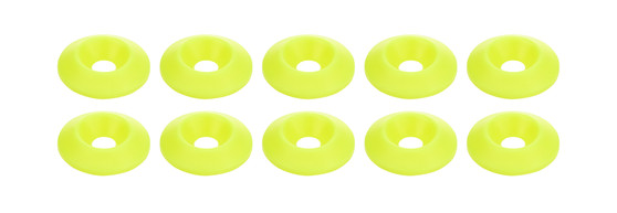 ALL18698 Countersunk Washer Fluorescent Yellow 10pk