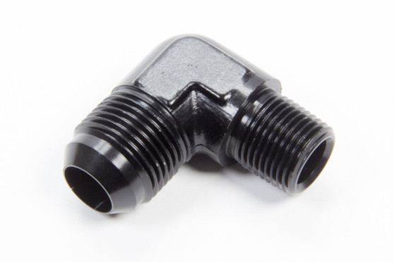AERFCM5017 90 Deg #12 to 1/2in Alum Adapter Black