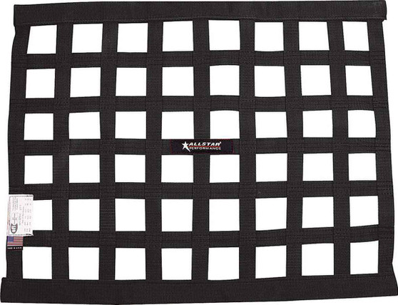 ALL10285 Window Net Border Style 18 x 24 SFI Black