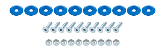 ALL18683 Countersunk Bolt Kit Blue 10pk