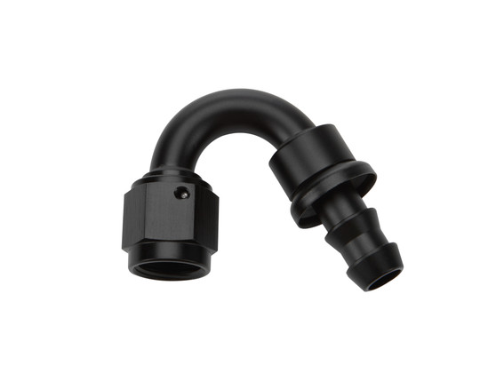 ALL49472 Pushlock Hose End Black 150 Deg Elbow -6