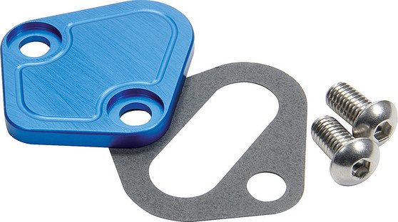 ALL40303 BBC F/P Block Off Plate Blue