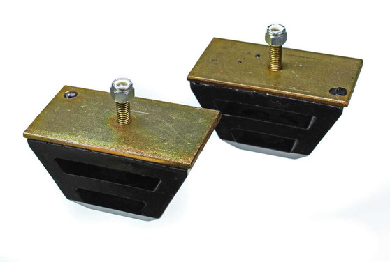 ENE9-9109G Bump Stop 2-1/2 x 4-1/2 x 2-1/2 Low Profile Pair