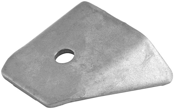 ALL60027-25 Gusset Tabs 25pk Flat Mount 1/4in Hole