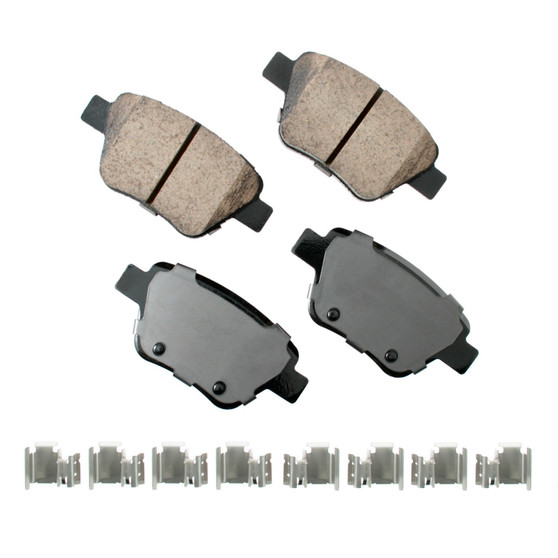 AKEEUR1456 Brake Pads Rear Audi A3 11-13 Quattro 10-13