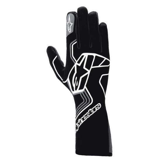 ALP3552024-1169-2XL Glove Tech-1 Race V4 Black / Gray 2X-Large