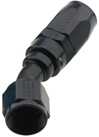 FRG223004-BL Hose Fitting #4 30 Deg Pro-Flow Black