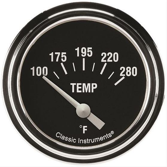 CLAHR226SLF-04 Hot Rod Temperature Gaug e 2-5/8 Short Sweep