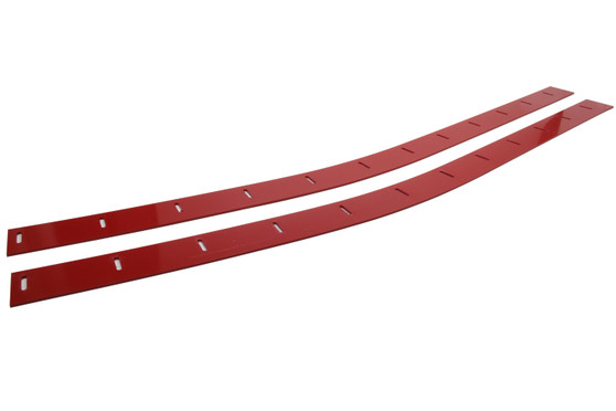 FIV000-400-R ABC Wear Strips Lower Nose 1pr Red
