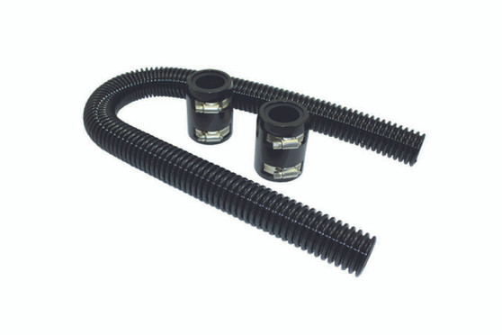 SPC6453 Radiator Hose Kit  36in w/Aluminum Caps Black
